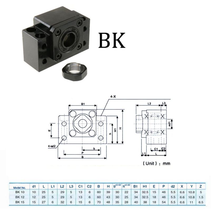 SOPORTES DE HUSILLO BK / BF C7