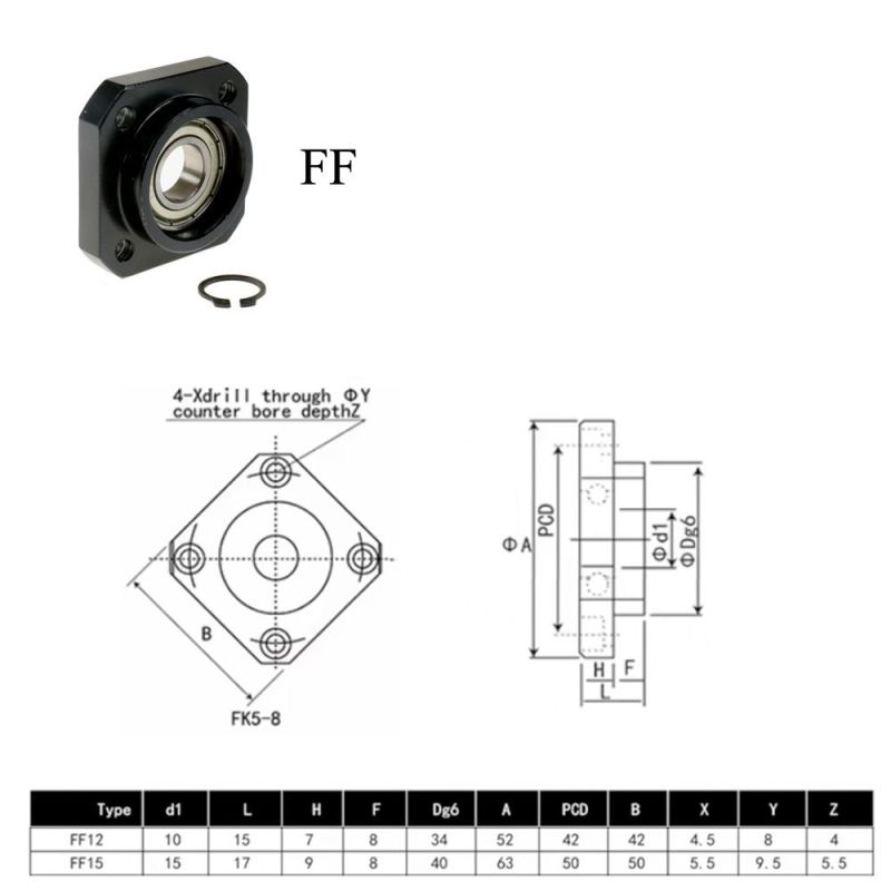 SOPORTES DE HUSILLO FK / FF C7