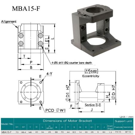 SOPORTE DE HUSILLO TIPO MBA