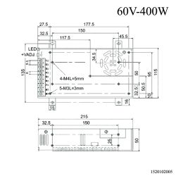 FUENTE DE ALIMENTACION 60V