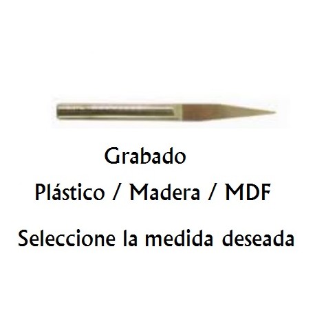 Fresa Grabado Plast./Madera/MDF 15-03