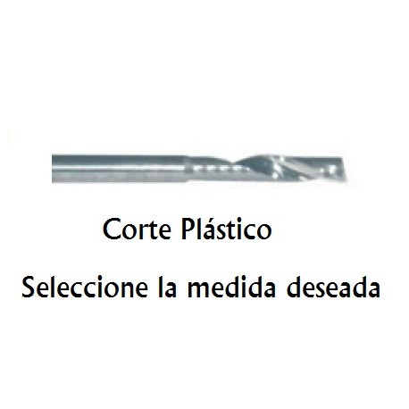 Fresa Corte Plástico de 10 mm (1L)