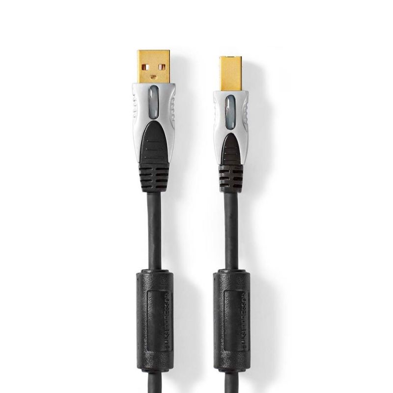 CABLE USB 1,8MT TIPO A CON TIPO B