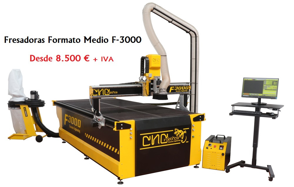 Fresadoras CNC Formato Medio